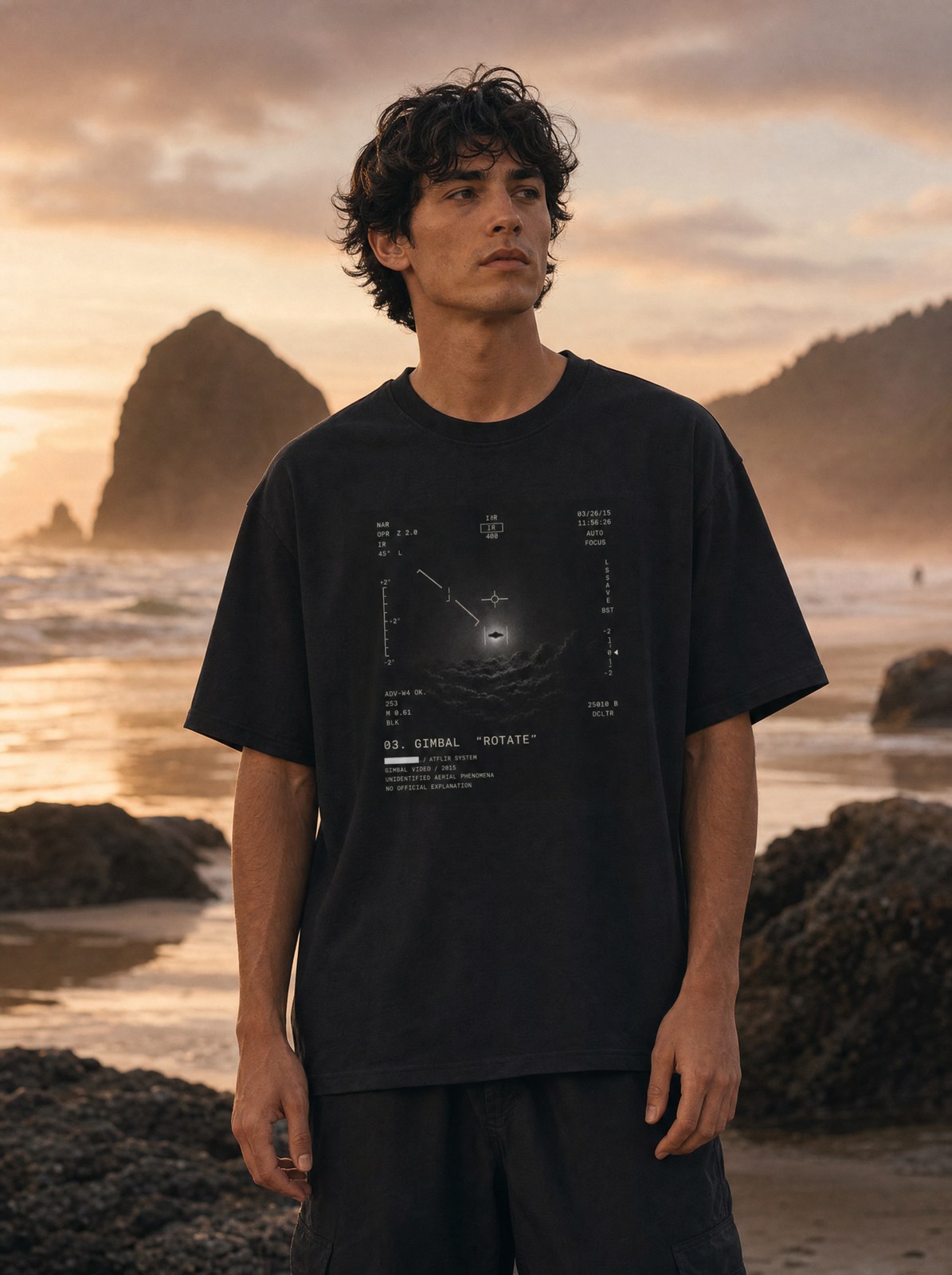 Gimbal UAP Tee: Rotate Edition — Front Print